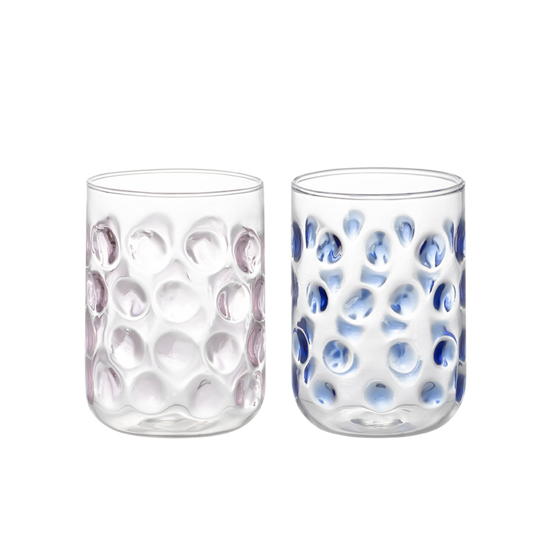 Farverig Candy-Dot glas morgenmadskop