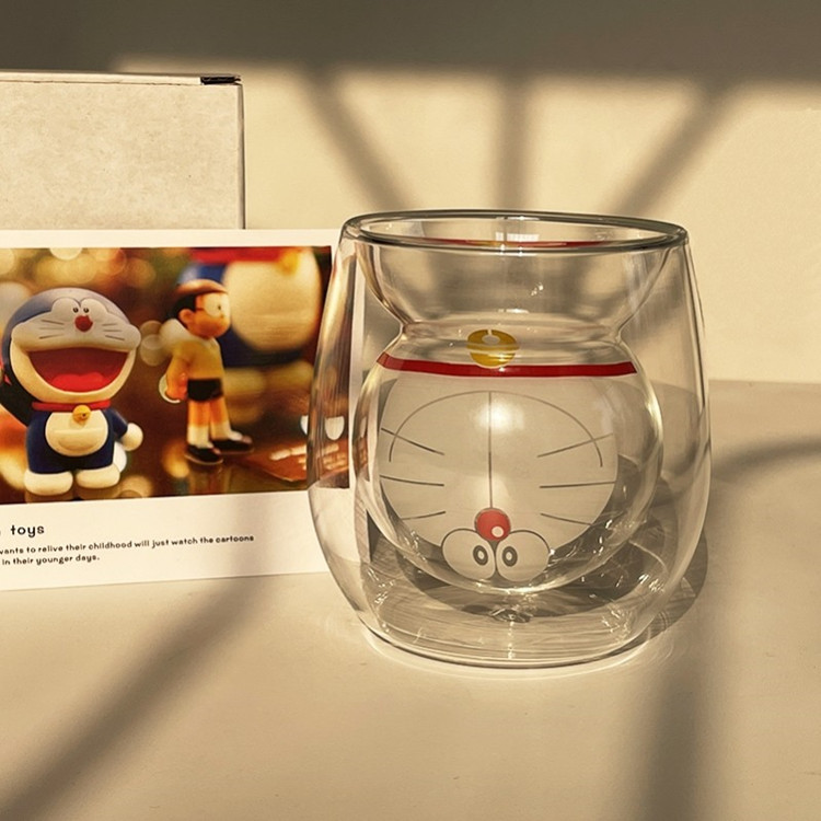 Doraemon mælkeglas