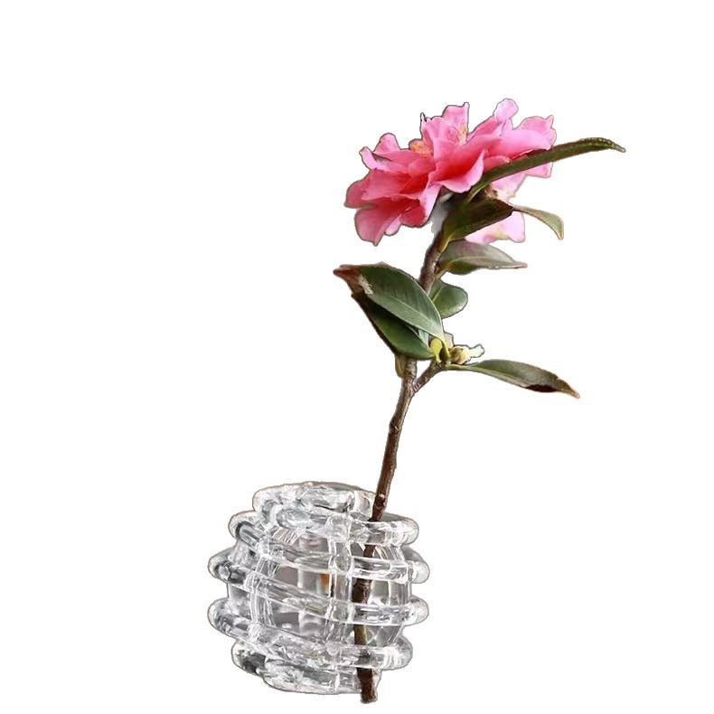 Sfærisk hydroponisk blomstervase med højt borosilikatglas