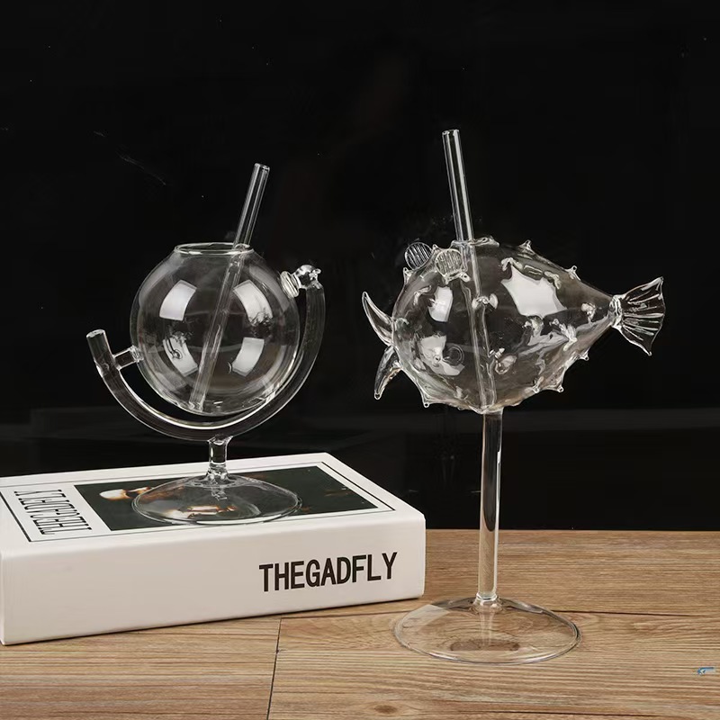 Personliggjort internet berømthed globe cocktail glas