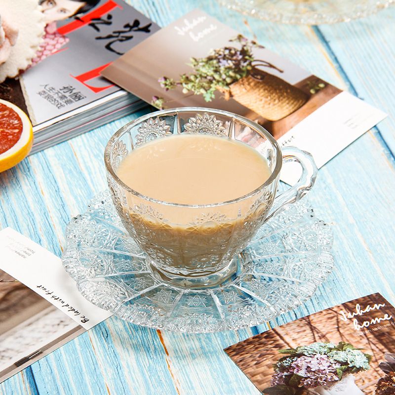 Solsikke glas kaffekop